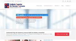 Desktop Screenshot of institutocienciashumanas.com